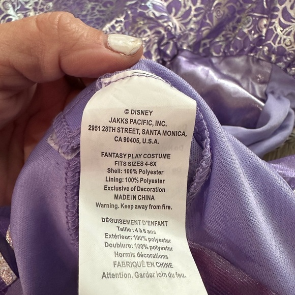 Disney Princess Rapunzel Core Dress Sz Girls 4-6x - Picture 10 of 10